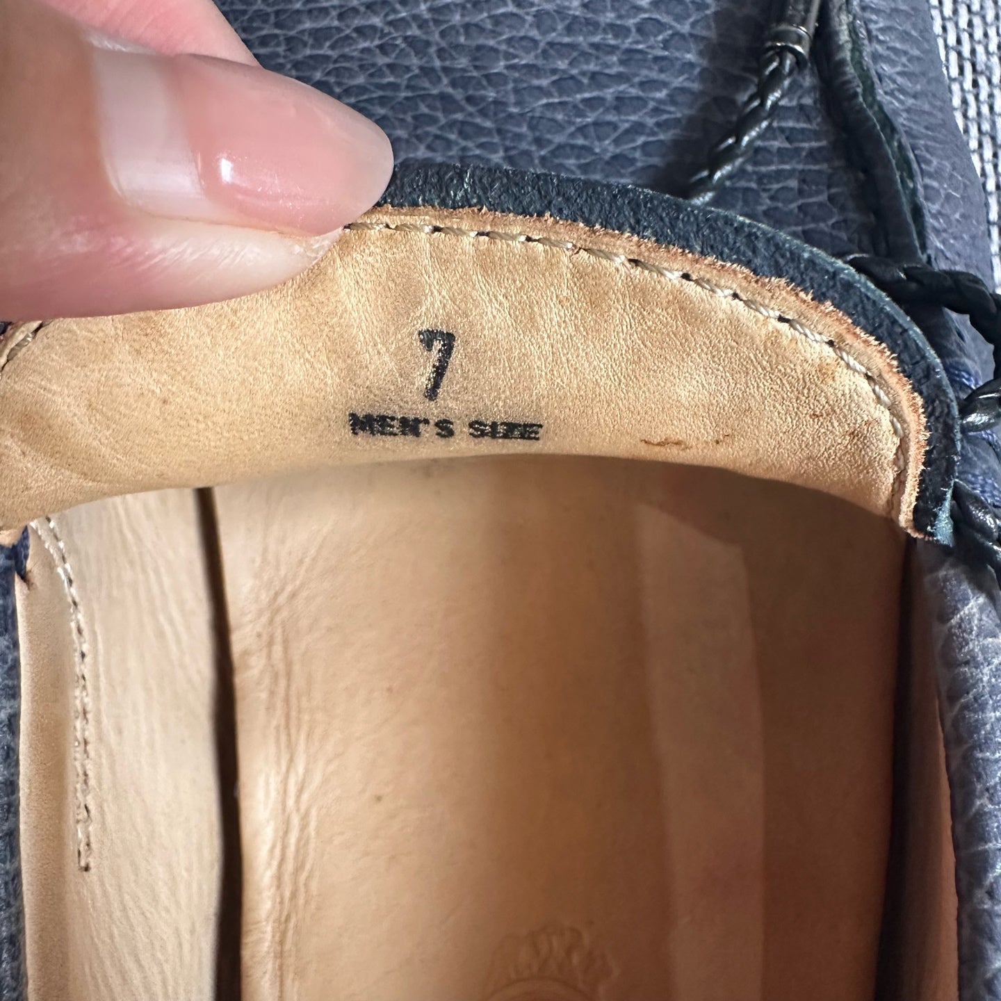 TOD'S Leather Blue