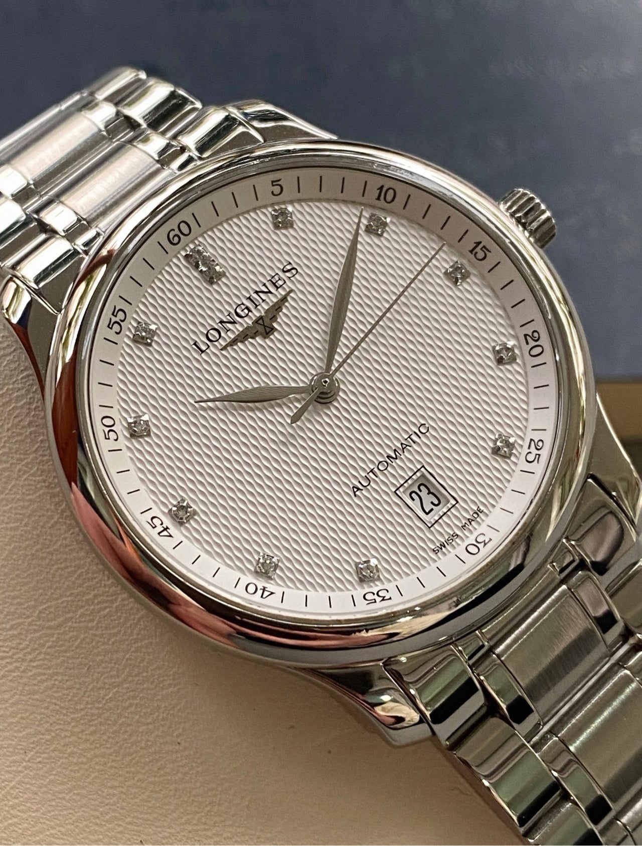 Longines Longines Master Collection Silver Automatic (self-winding) watch 38.50mm L2.628.4.77.6