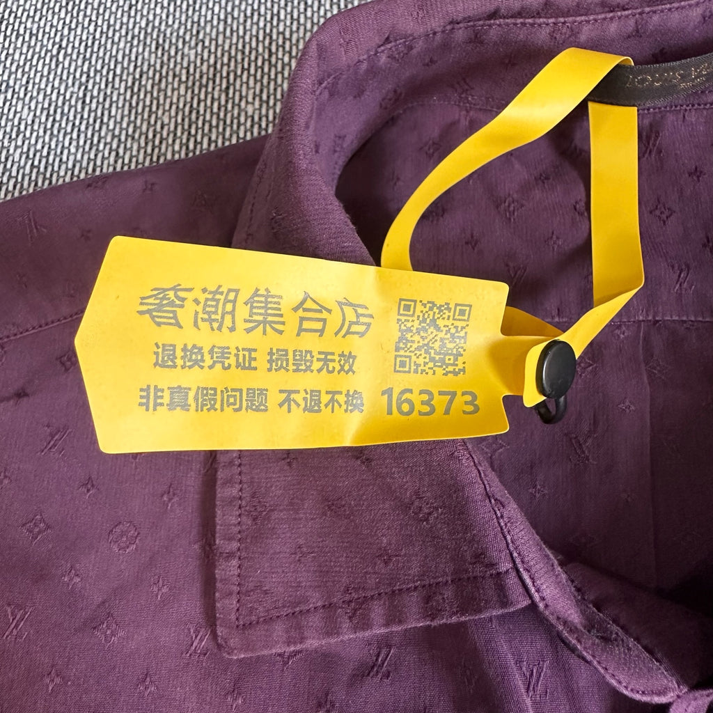 Louis Vuitton Purple Shirt