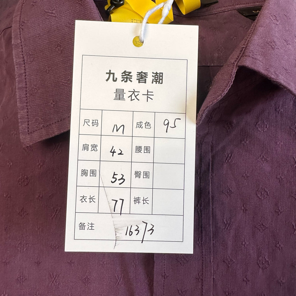 Louis Vuitton Purple Shirt