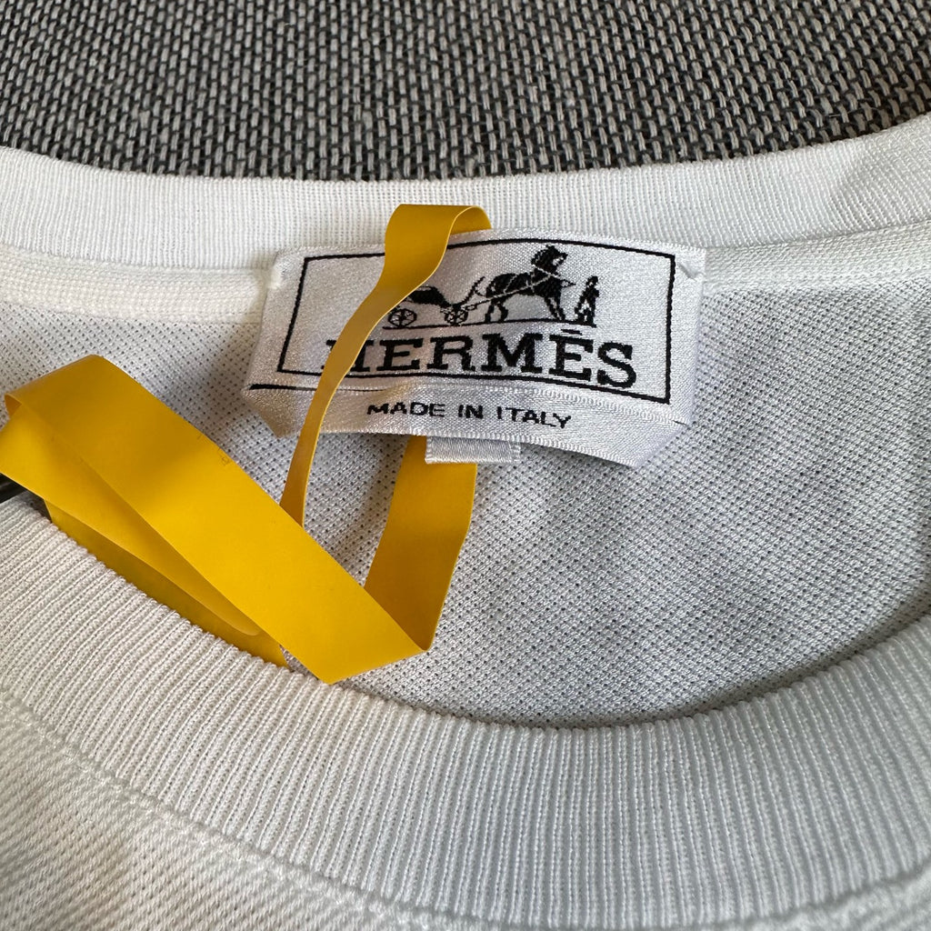 Hermes Cotton White T-shirt