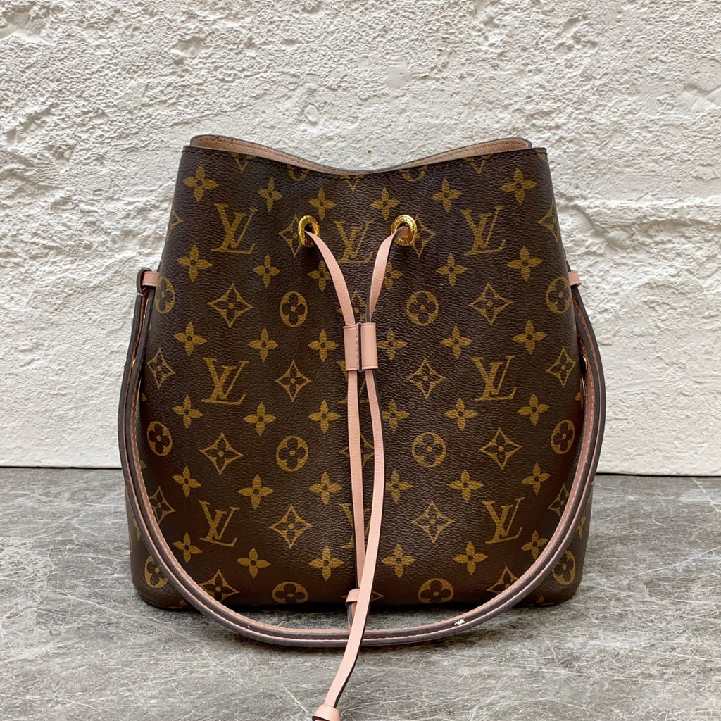Louis Vuitton Pink Bucket & Drawstring Bag