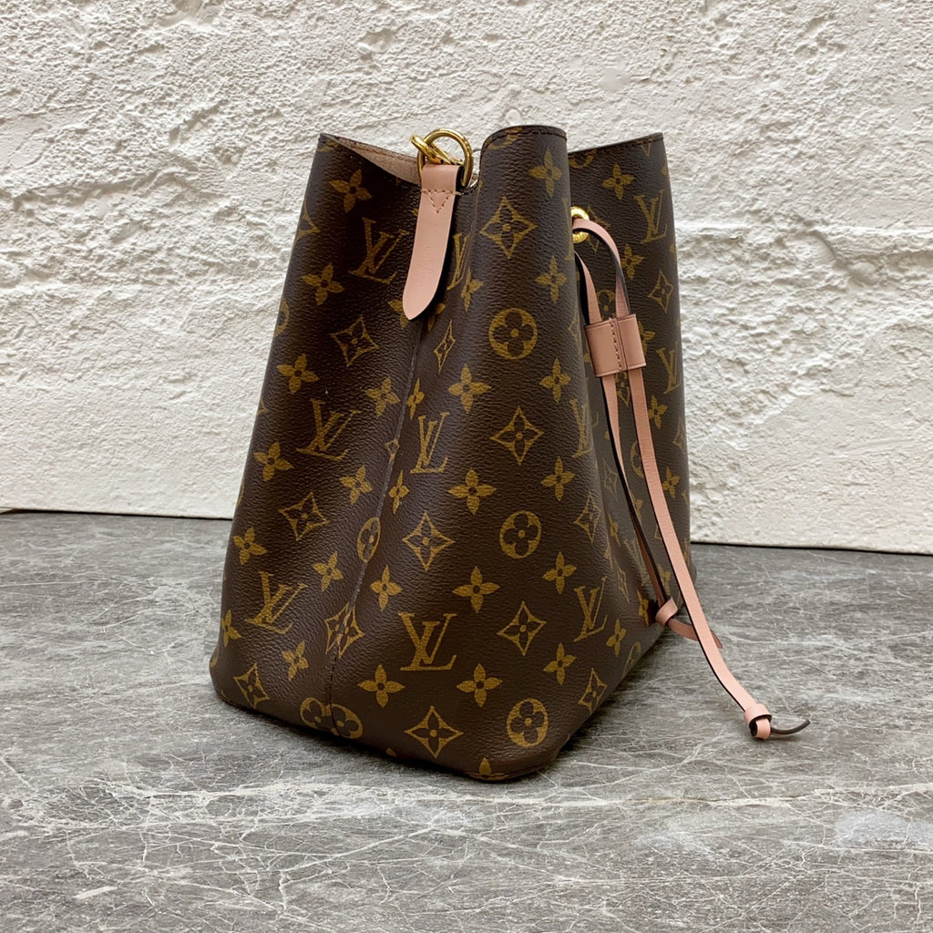 Louis Vuitton Pink Bucket & Drawstring Bag