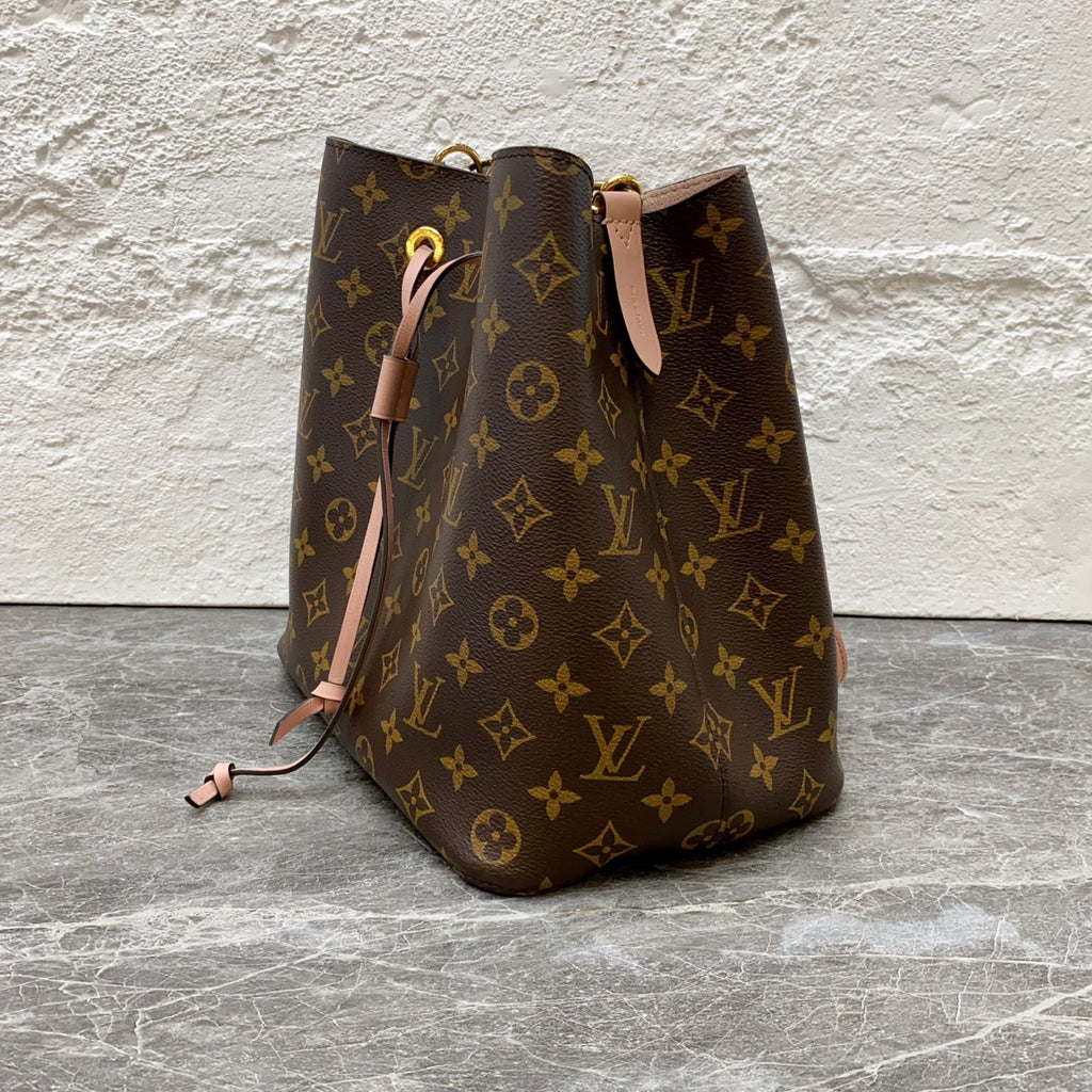 Louis Vuitton Pink Bucket & Drawstring Bag