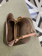 Louis Vuitton Pink Bucket & Drawstring Bag