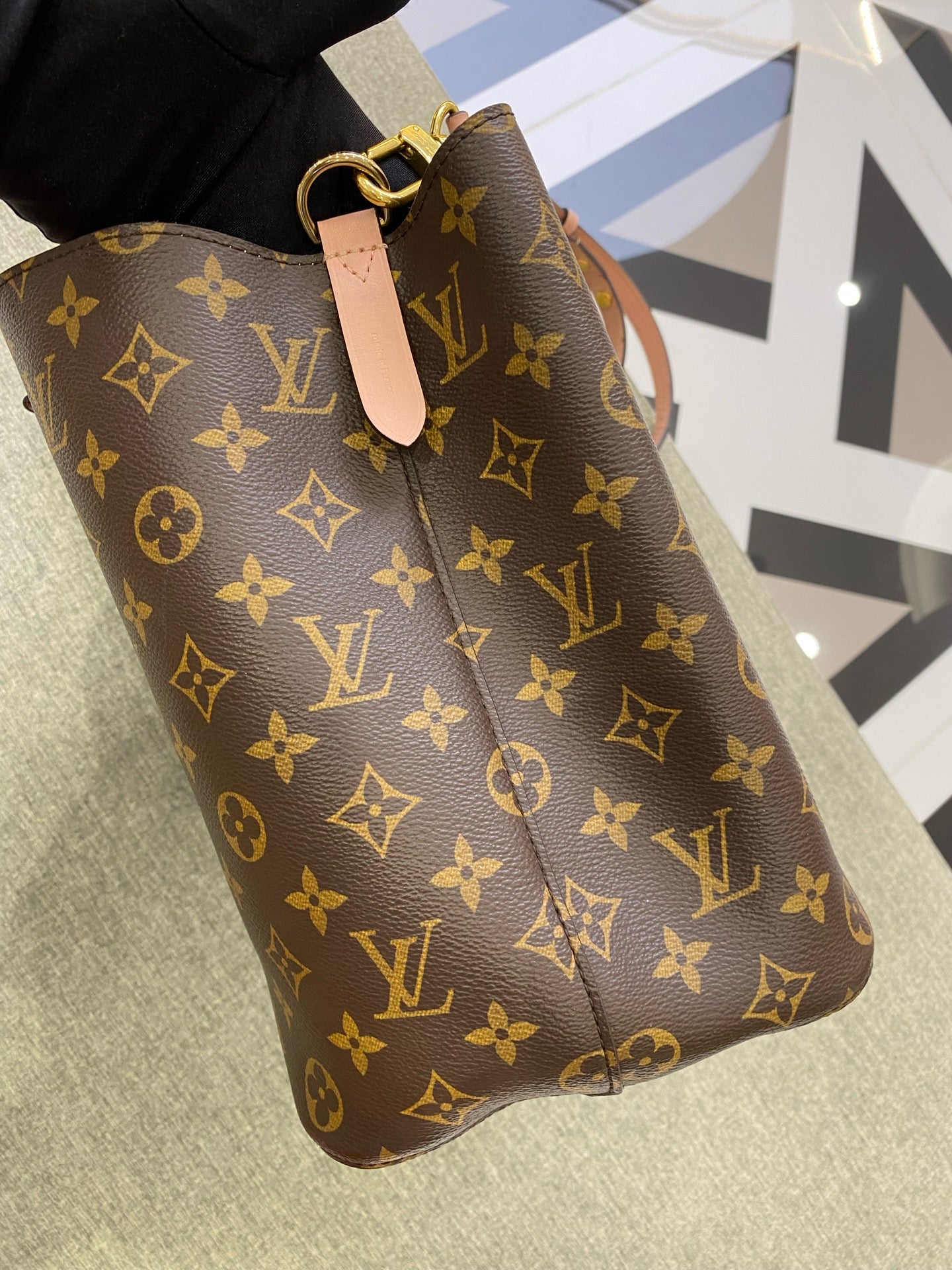 Louis Vuitton Pink Bucket & Drawstring Bag