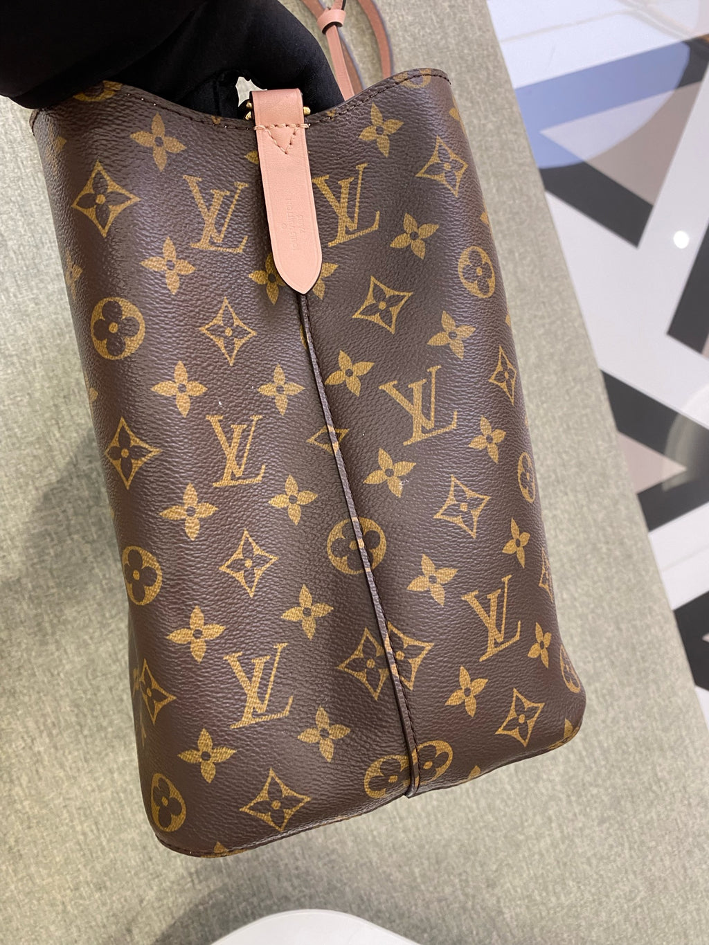 Louis Vuitton Pink Bucket & Drawstring Bag