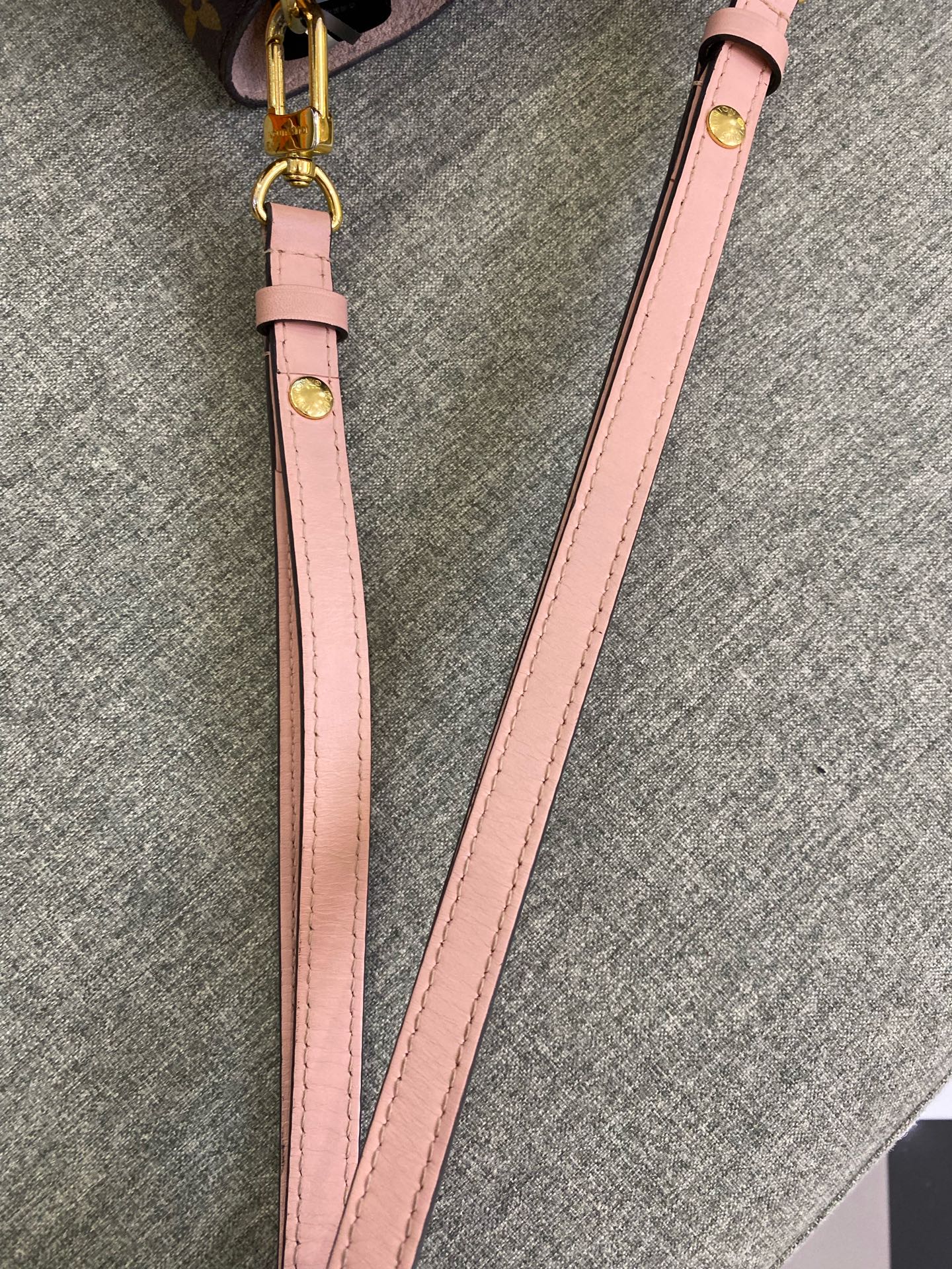 Louis Vuitton Pink Bucket & Drawstring Bag