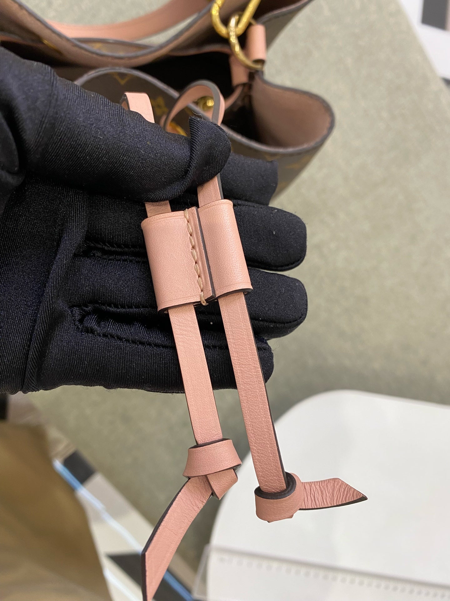 Louis Vuitton Pink Bucket & Drawstring Bag