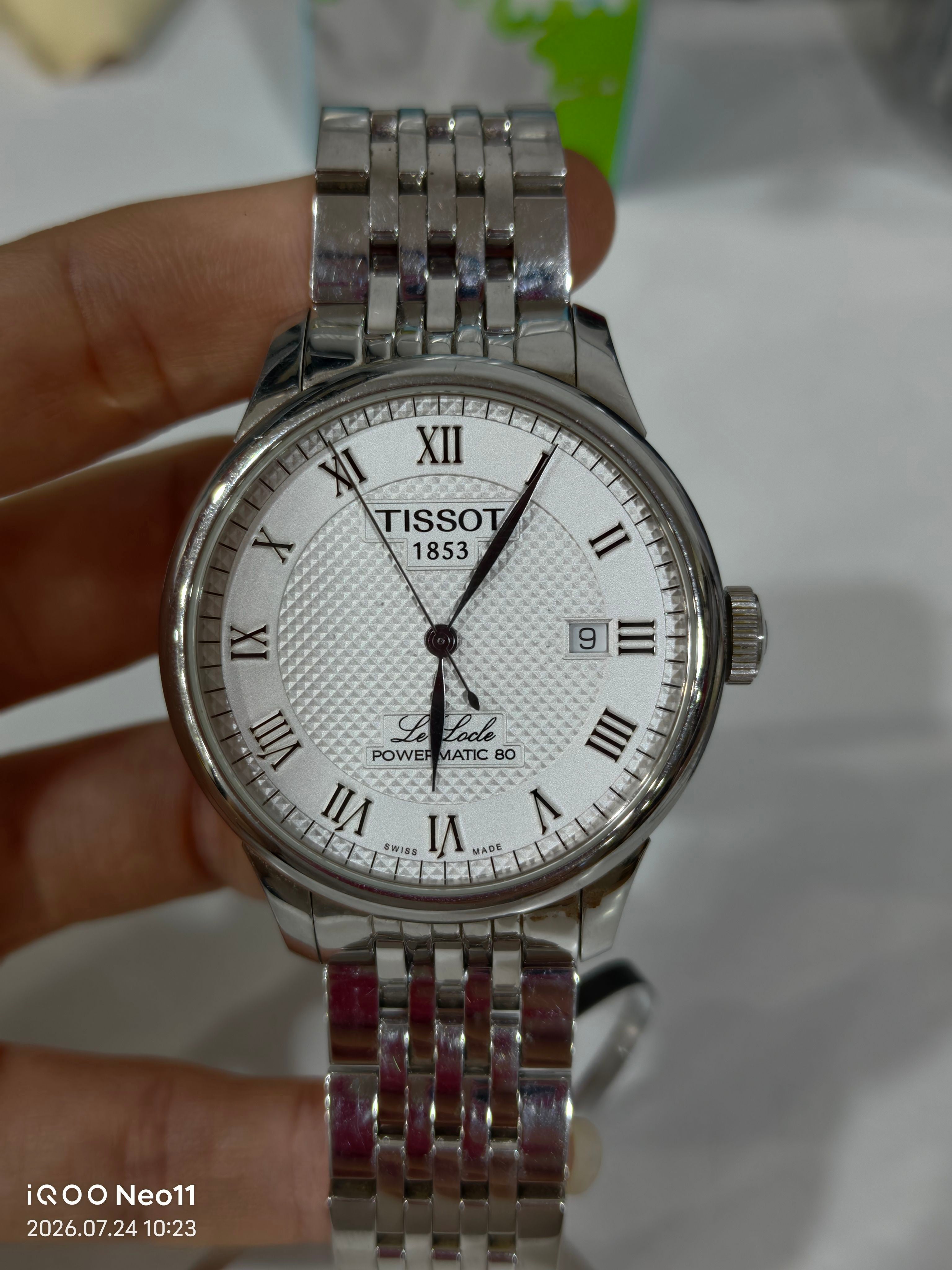 Tissot Classic Automatic (self-winding) watch 39.3 millimeters T006.407.11.033.00