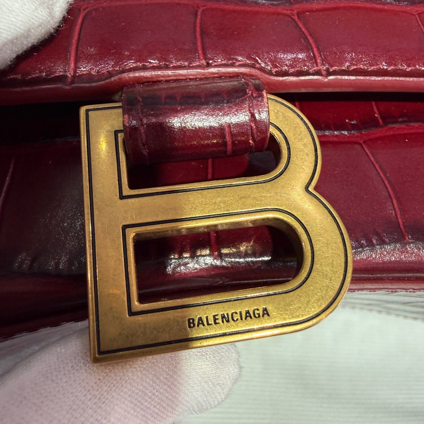Balenciaga Red Crossbody
