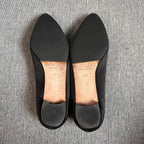 空白 Black Flat shoes