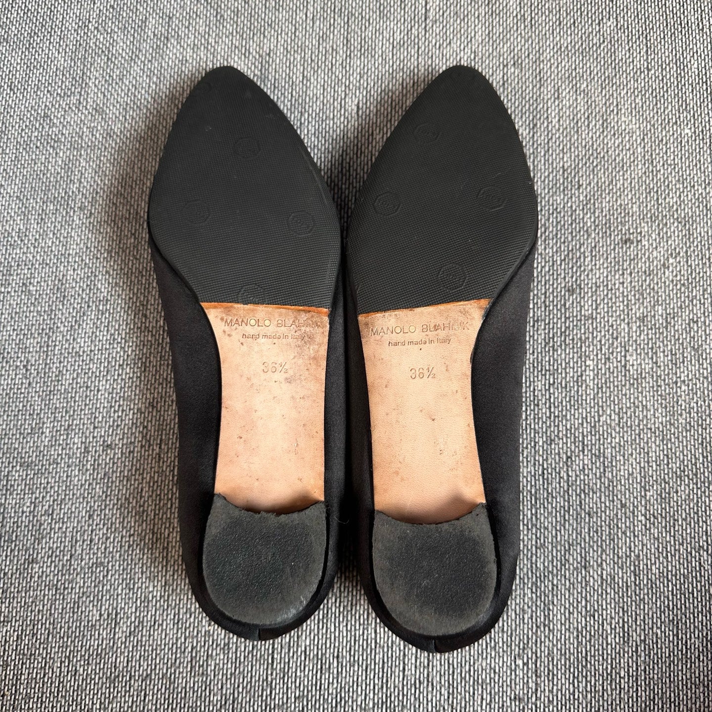 空白 Black Flat shoes