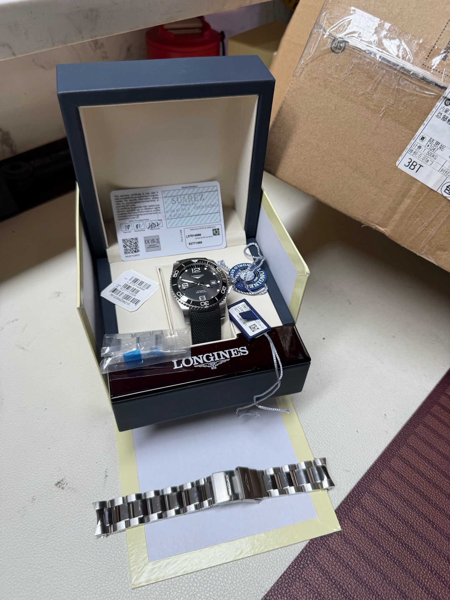 Longines Conquest Diving Series Mechanical watch 41.00mm L3.781.4.56.6