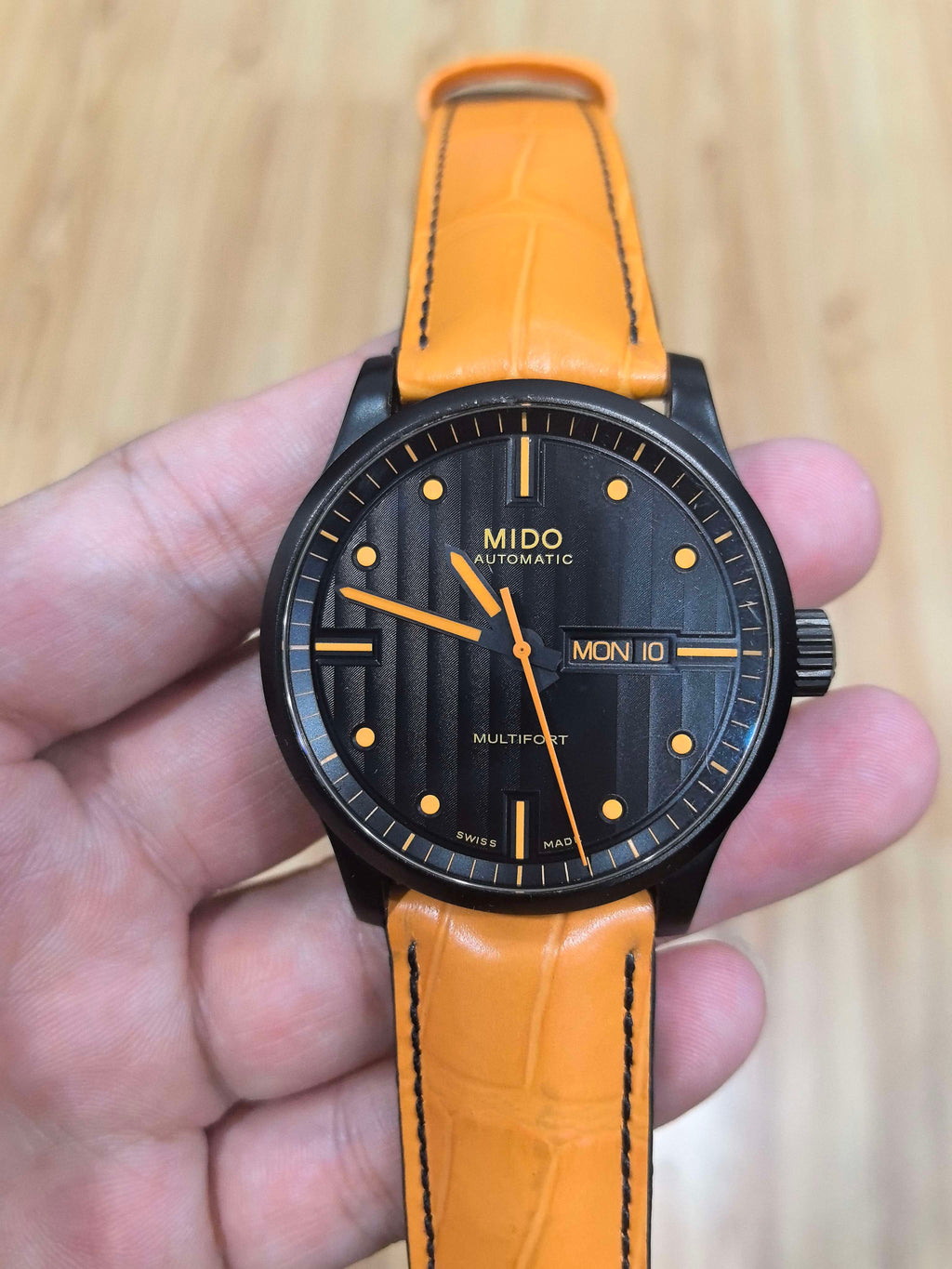 Mido Helmsman Black Automatic (self-winding) watch 42 millimeters M005.430.36.051.22