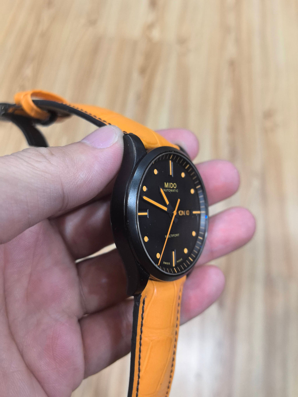 Mido Helmsman Black Automatic (self-winding) watch 42 millimeters M005.430.36.051.22