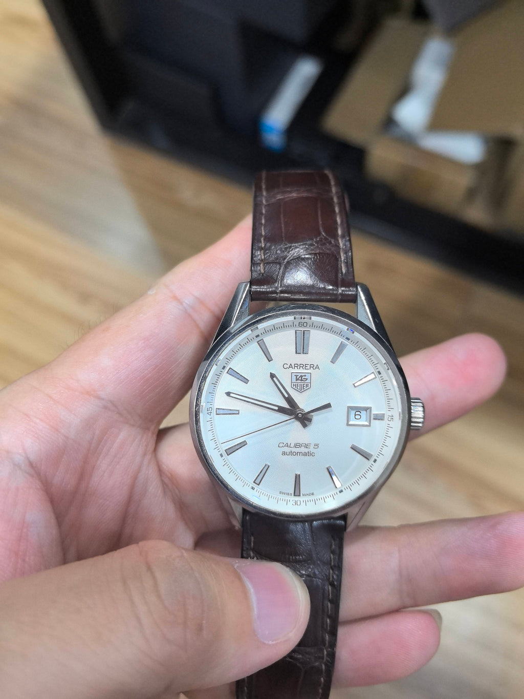 TAG Heuer Carrera Collection Automatic (self-winding) watch 39MM WAR211B.FC6181