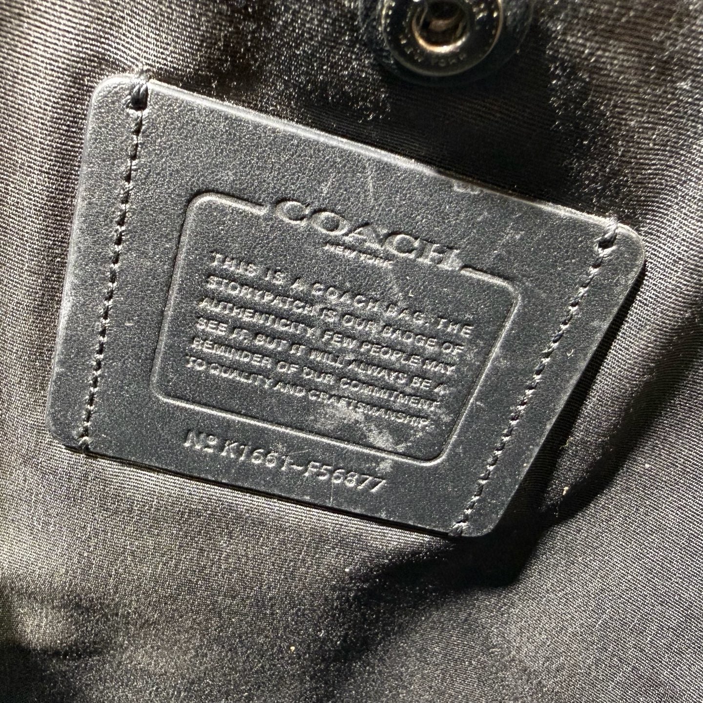 Coach Black Sling Bag