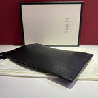 Gucci GG Marmont Collection Leather Black Clutch 30.5 cm (width) x 21 cm (height) x 1.5 cm (depth) 475317 DJ20T 1000