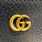 Gucci GG Marmont Collection Leather Black Clutch 30.5 cm (width) x 21 cm (height) x 1.5 cm (depth) 475317 DJ20T 1000