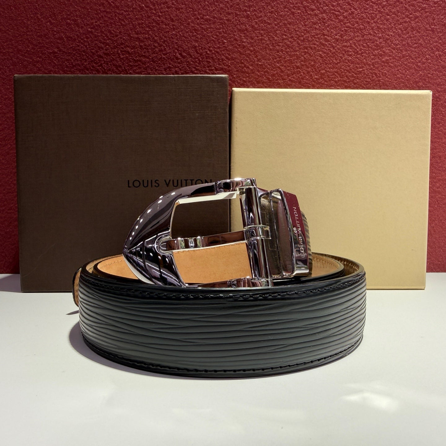 Louis Vuitton Silver Belt