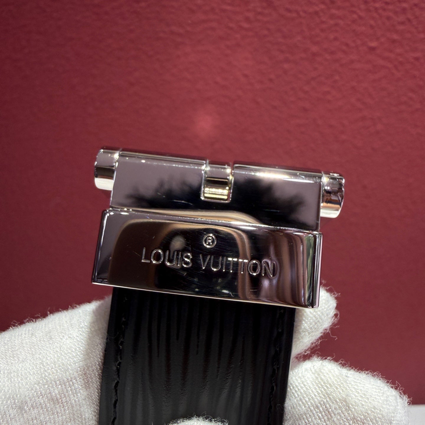 Louis Vuitton Silver Belt
