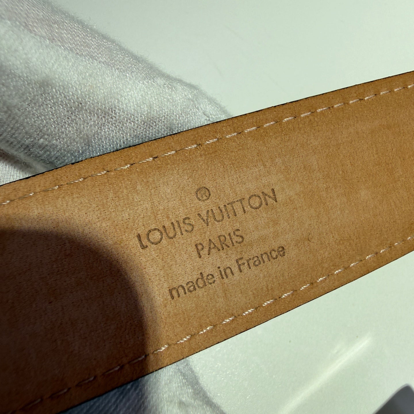 Louis Vuitton Silver Belt