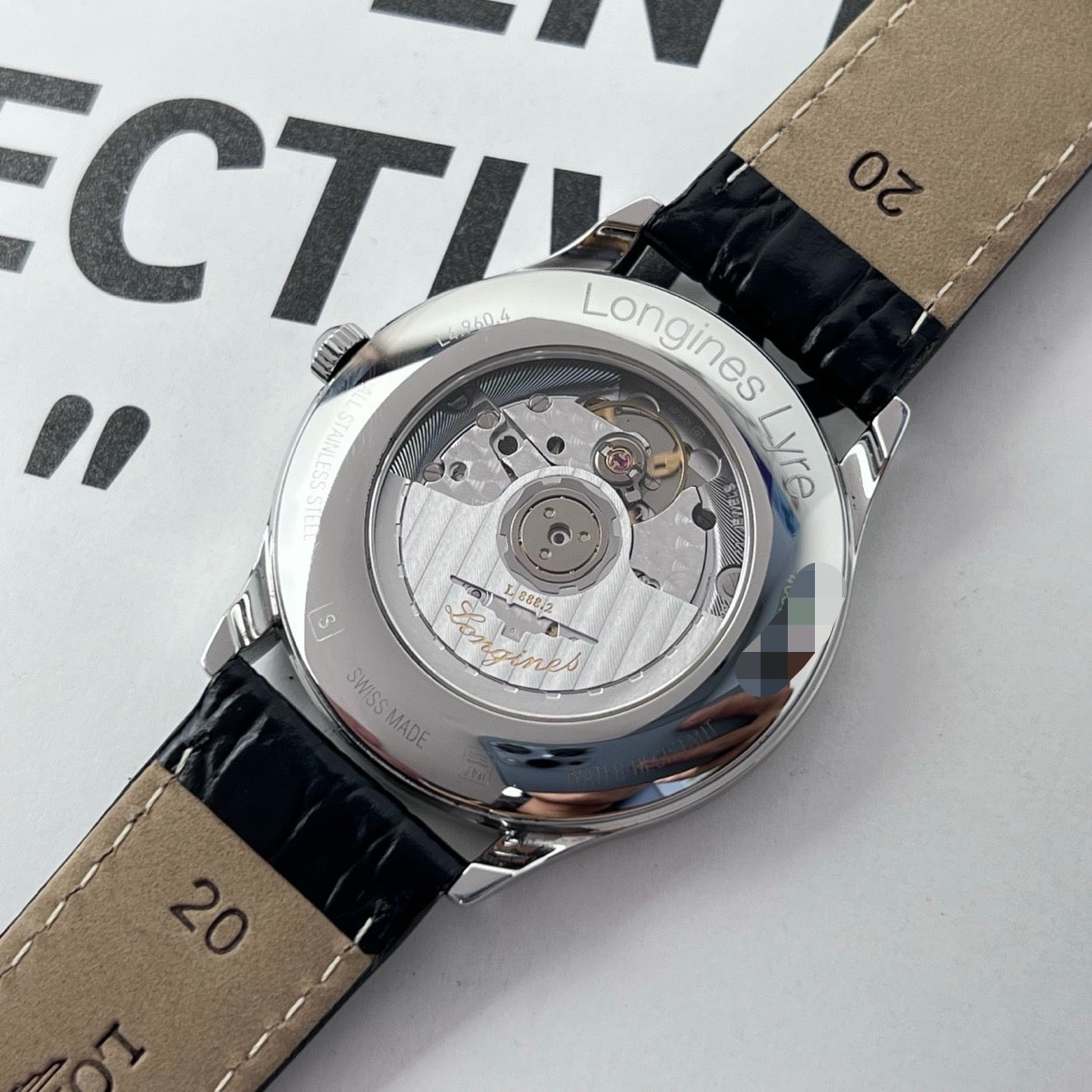 Longines Elegance White Automatic (self-winding) watch 38.5 millimeters L4.960.4.11.2