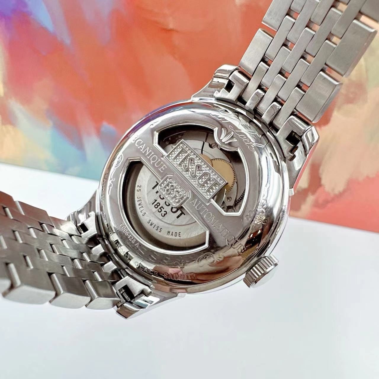 Tissot Classic White Automatic (self-winding) watch 39.3 millimeters T006.428.11.038.01