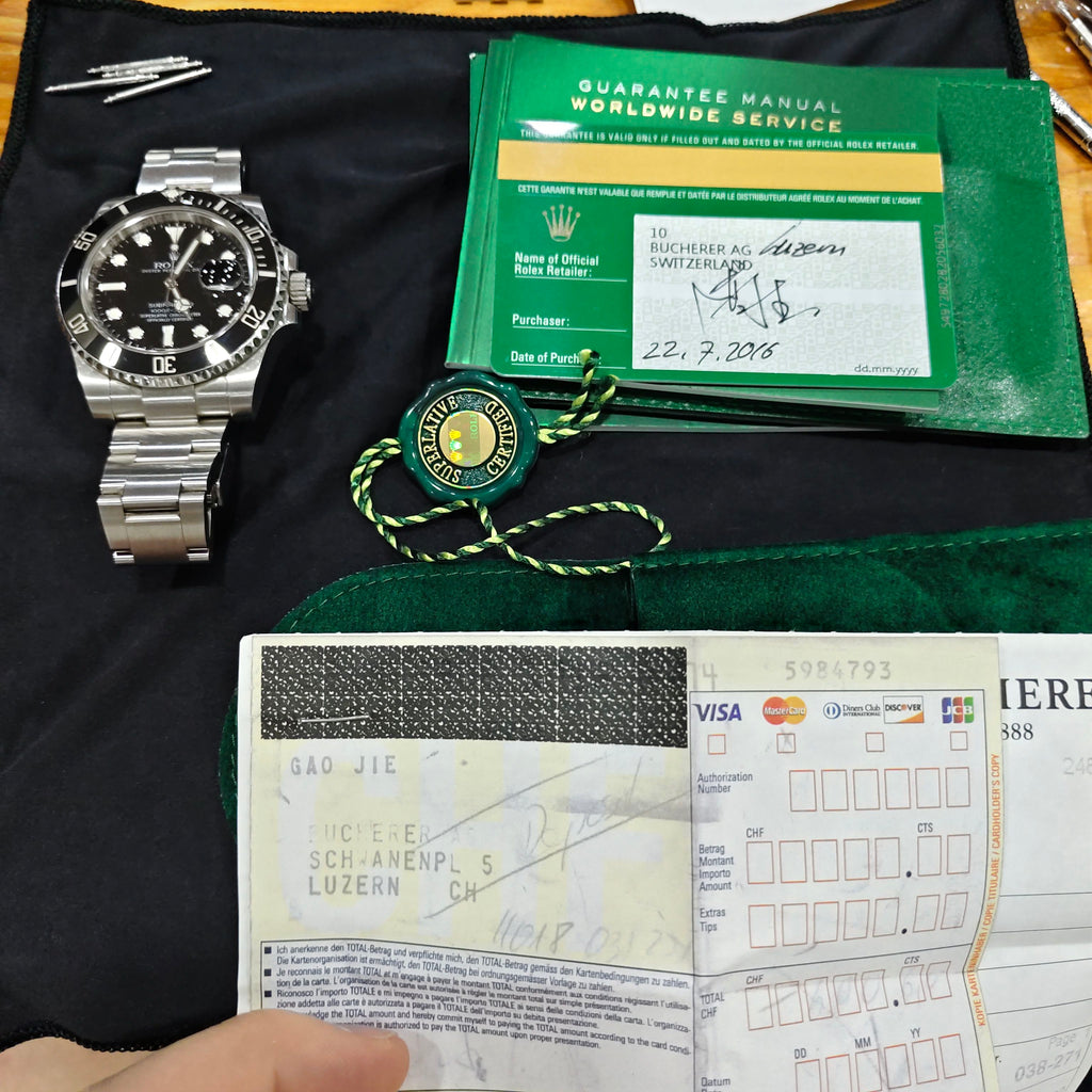 Rolex Submariner Date Automatic (self-winding) watch 40 millimeters m116610ln-0001