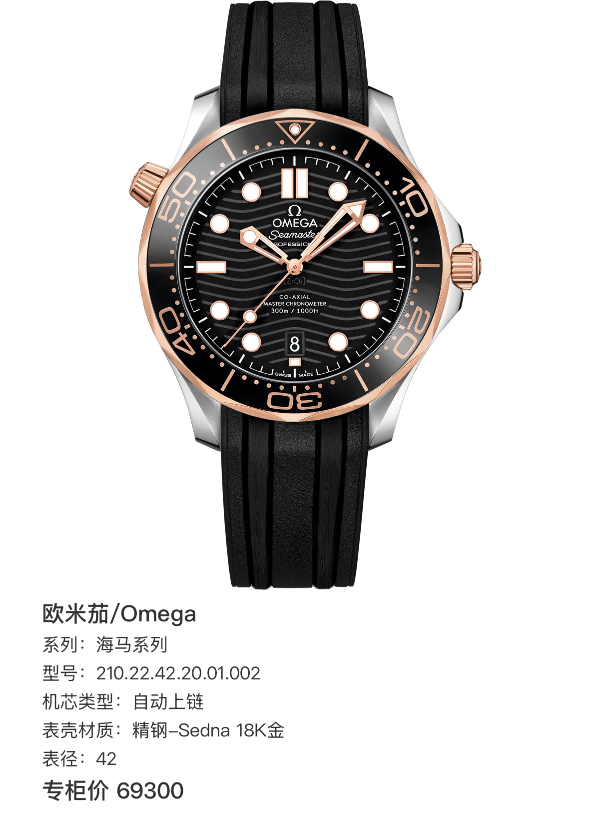 Omega Seahorse Series 42 210.22.42.20.01.002