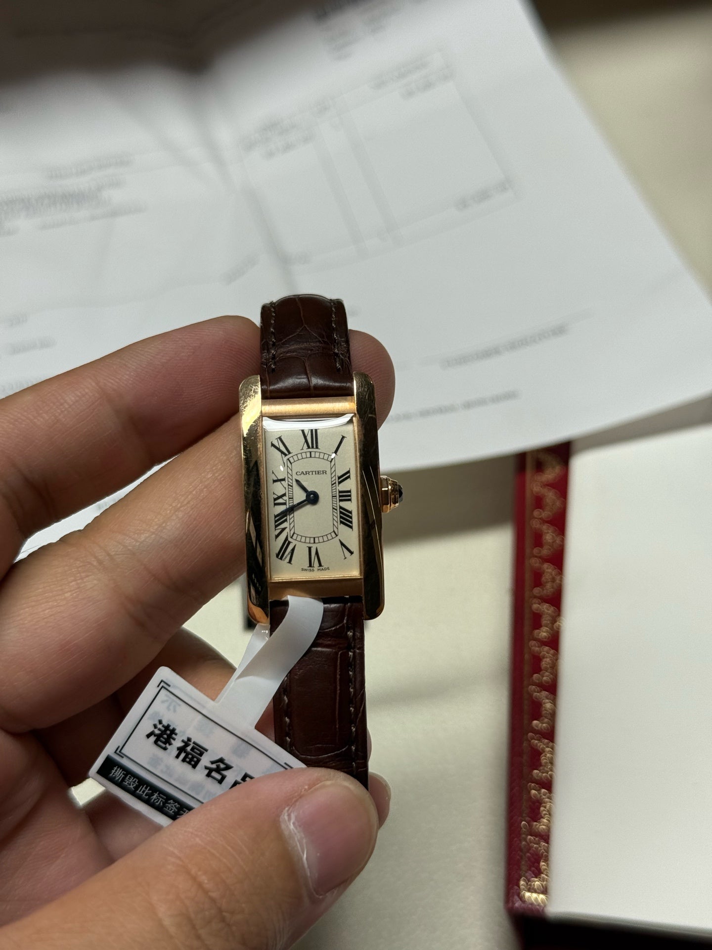 Cartier Tank 34.80 x 19.00 mm WGTA0039