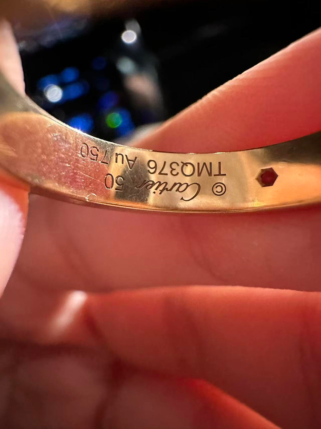 Cartier LOVE wedding rings Rose gold Ring 44 B4050700