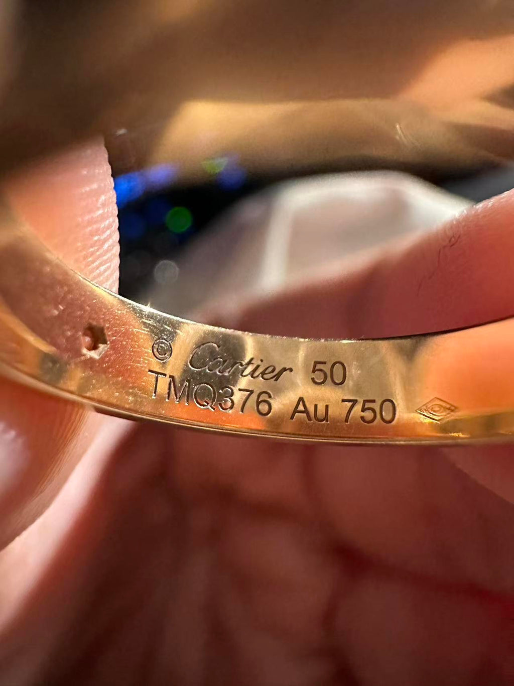 Cartier LOVE wedding rings Rose gold Ring 44 B4050700