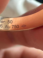 Cartier LOVE wedding rings Rose gold Ring 44 B4050700