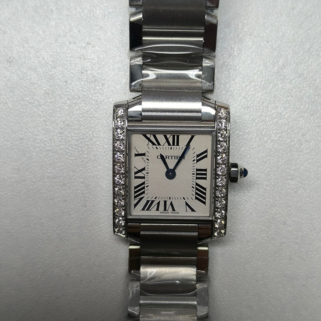Cartier Tank Française watch trumpet W4TA0008
