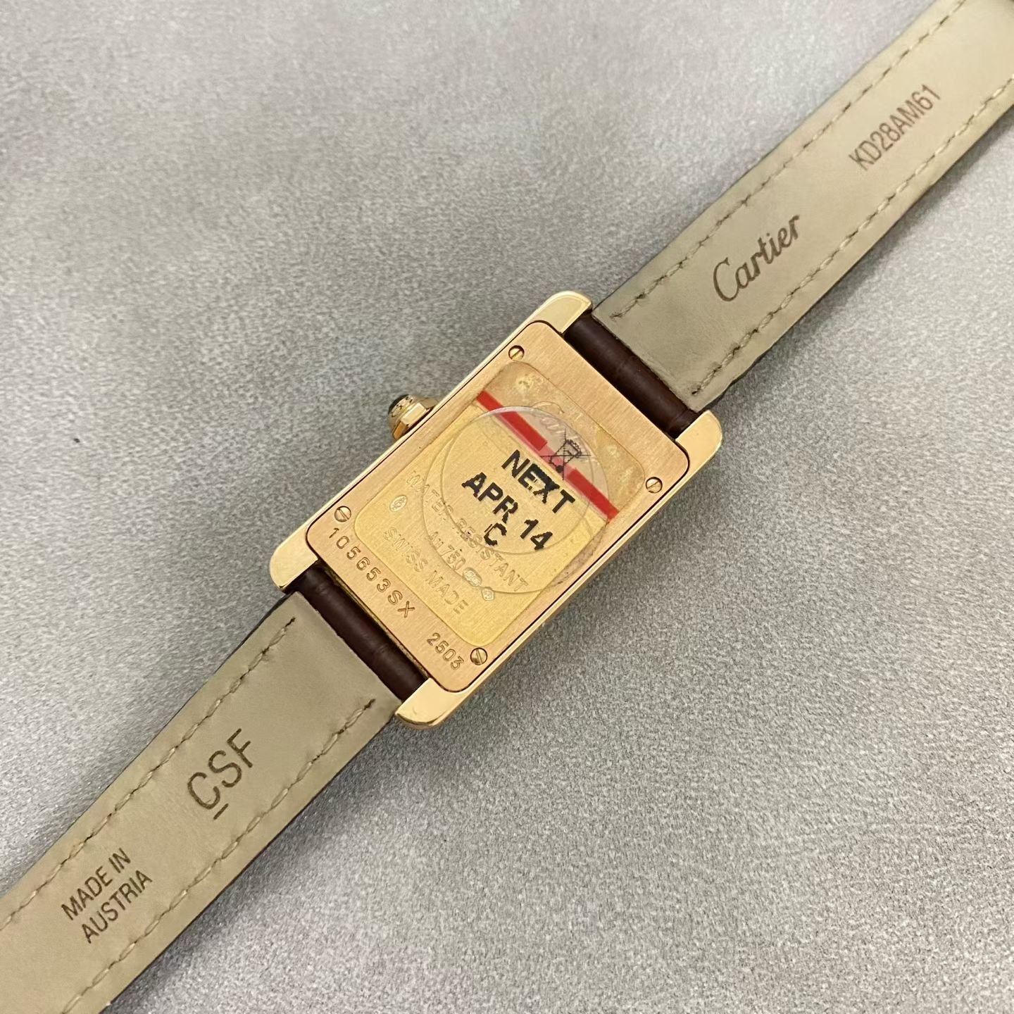 Cartier Tank 34.80 x 19.00 mm WGTA0039