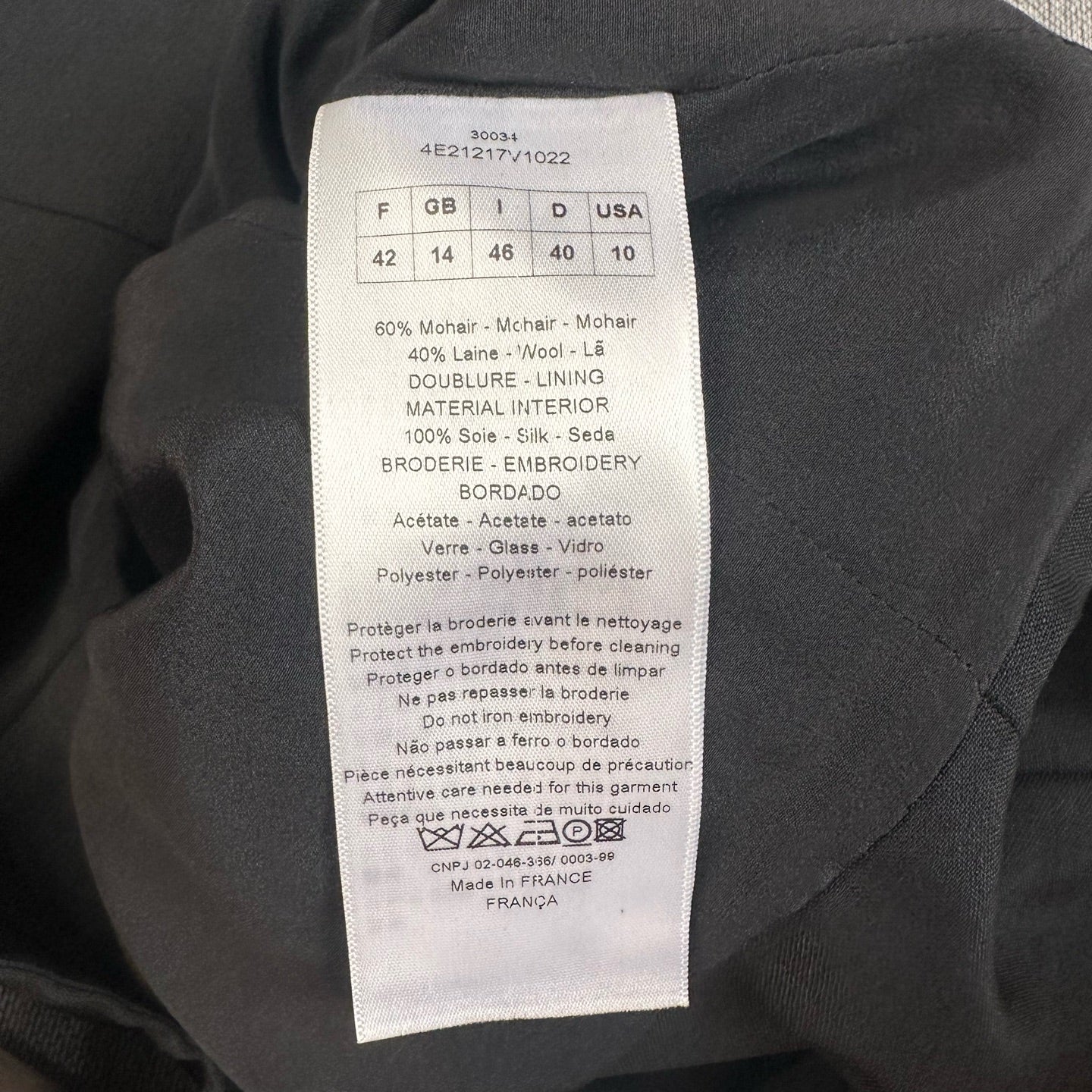 Dior Black Suit