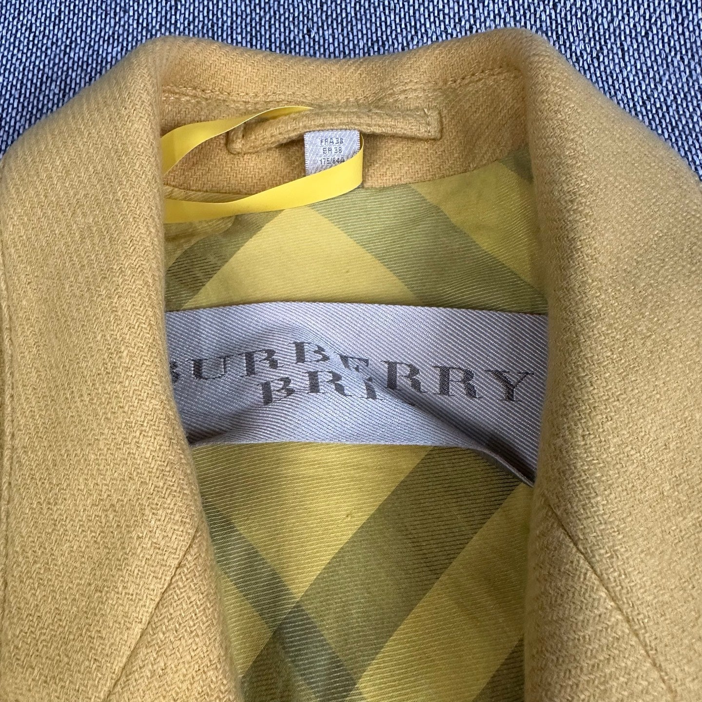 Burberry Yellow Suit