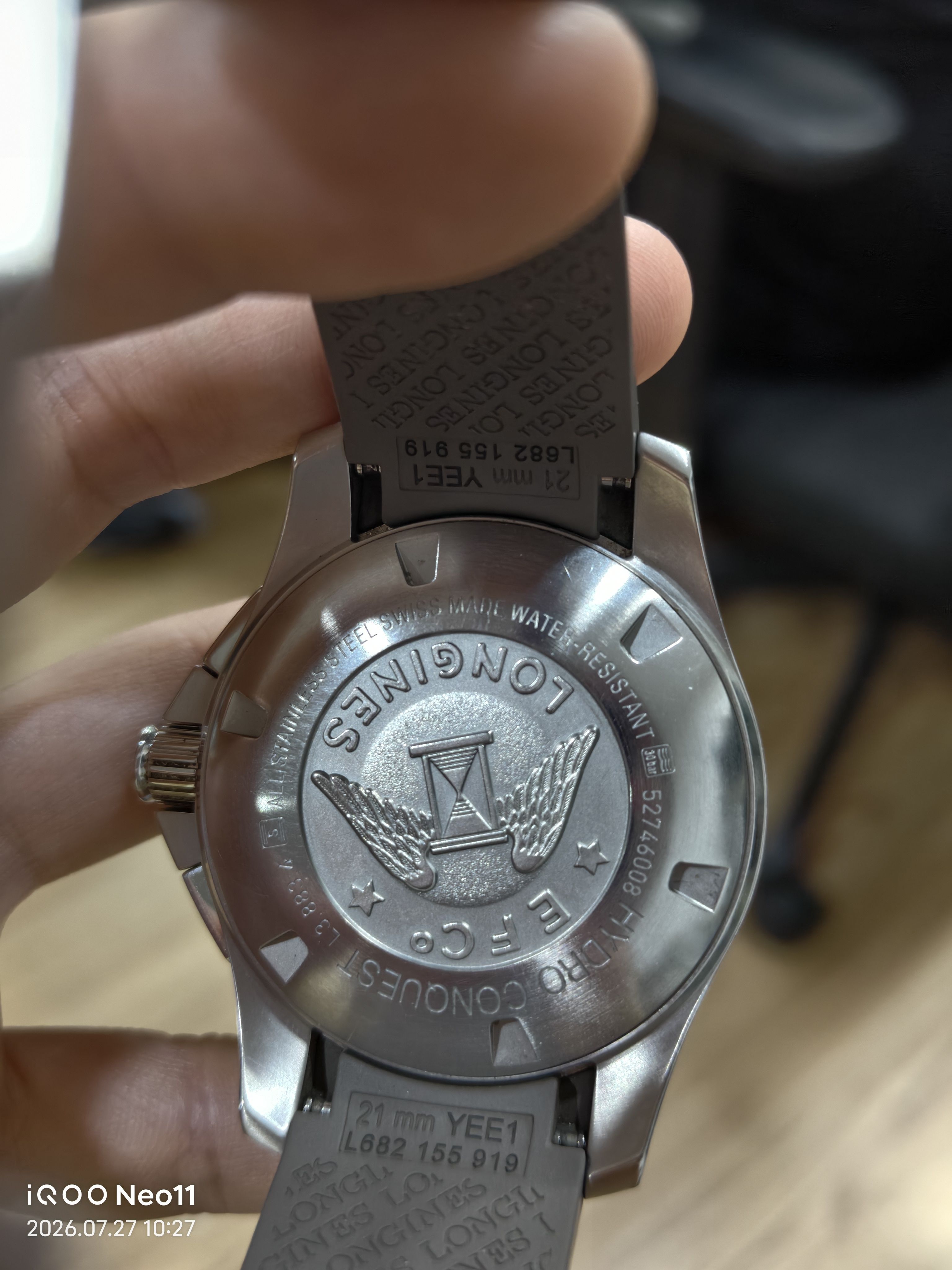 Longines Exercise Automatic (self-winding) watch 41 millimeters L3.883.4.76.9