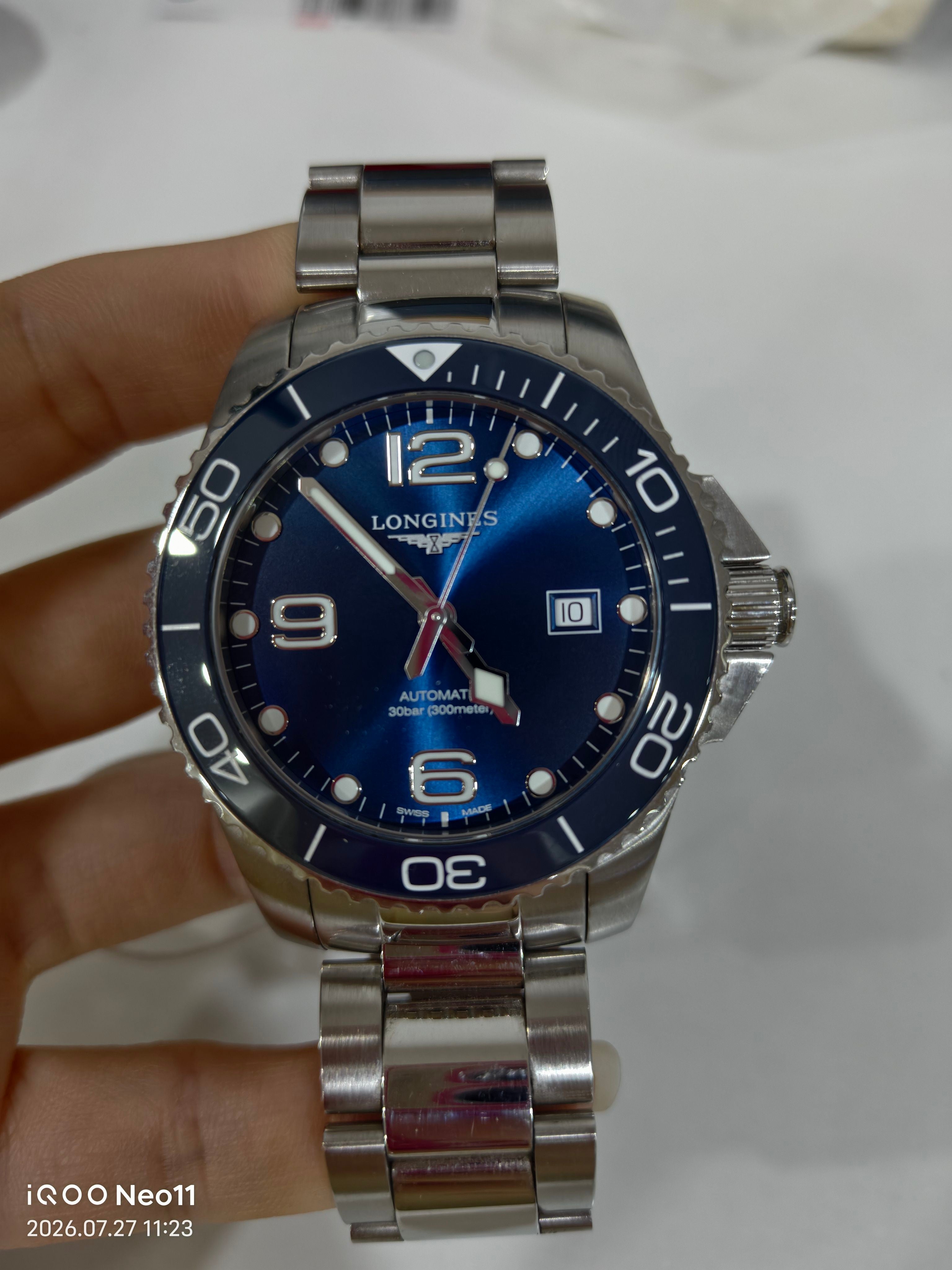 Longines Conquest Diving Series Mechanical watch 43.00mm L3.782.4.96.6