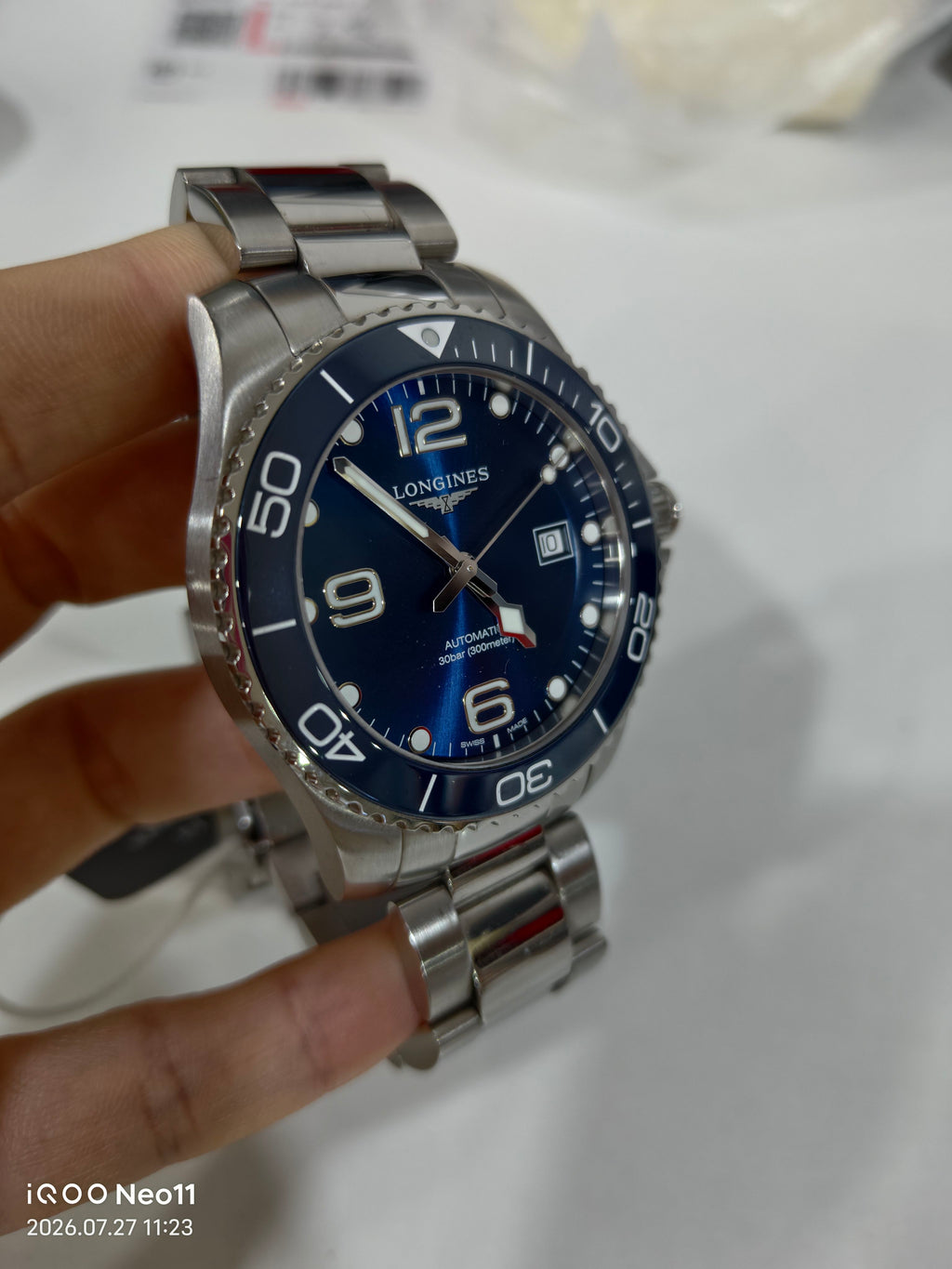 Longines Conquest Diving Series Mechanical watch 43.00mm L3.782.4.96.6