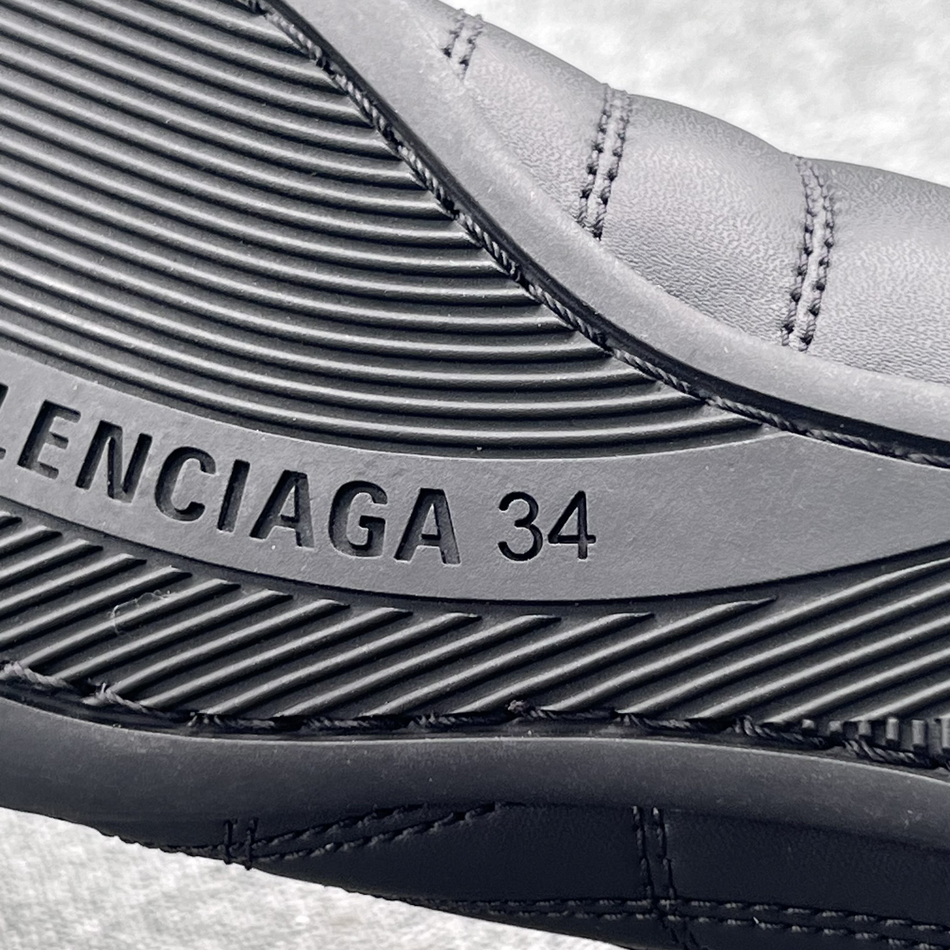 Balenciaga Black Flip flop