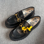 Gucci Gold Platform shoes