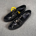 Louis Vuitton Leather Black Loafers