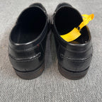 Louis Vuitton Leather Black Loafers