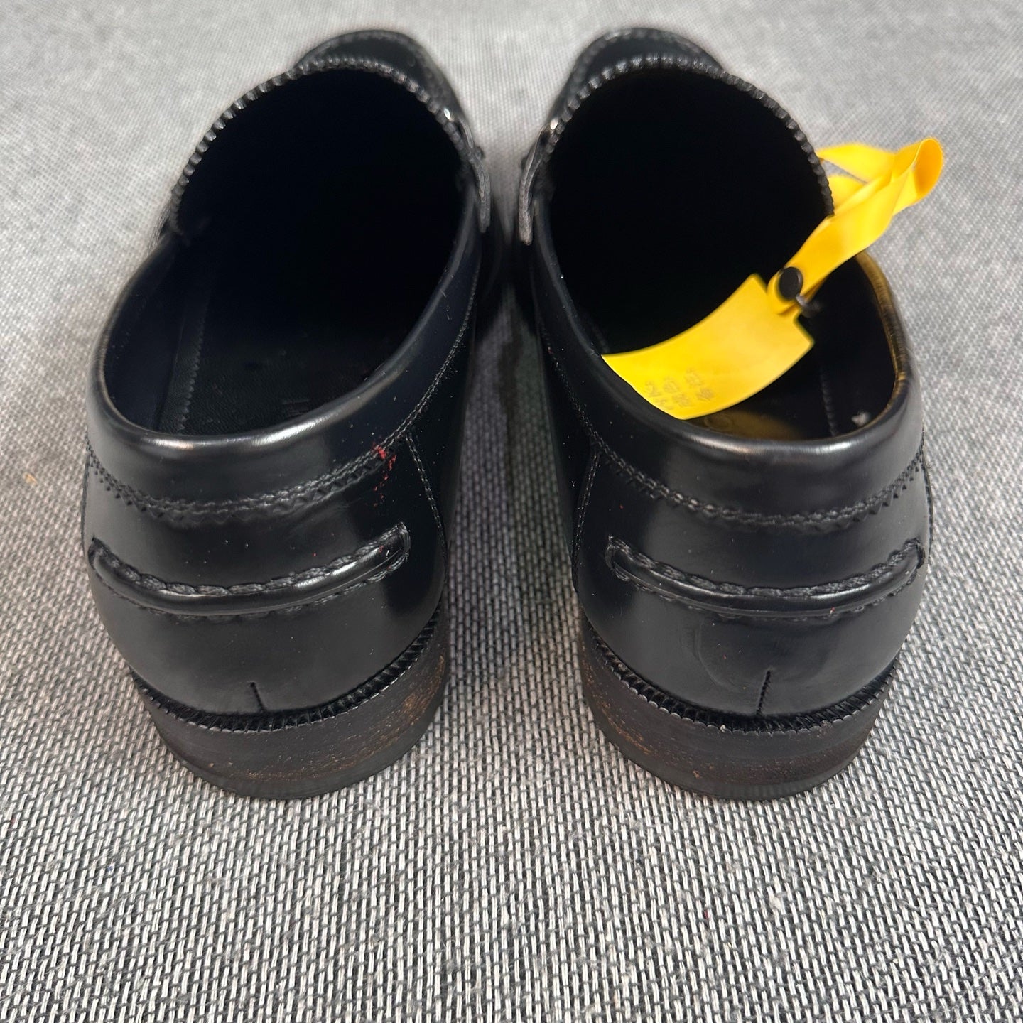 Louis Vuitton Leather Black Loafers
