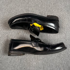 Louis Vuitton Leather Black Loafers