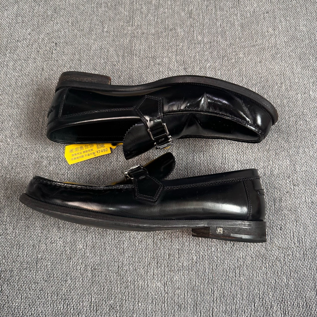 Louis Vuitton Leather Black Loafers