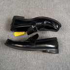 Louis Vuitton Leather Black Loafers